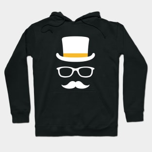 Mustache Ideology Handlebar Mustache Fathers Day Funny Dad Hoodie